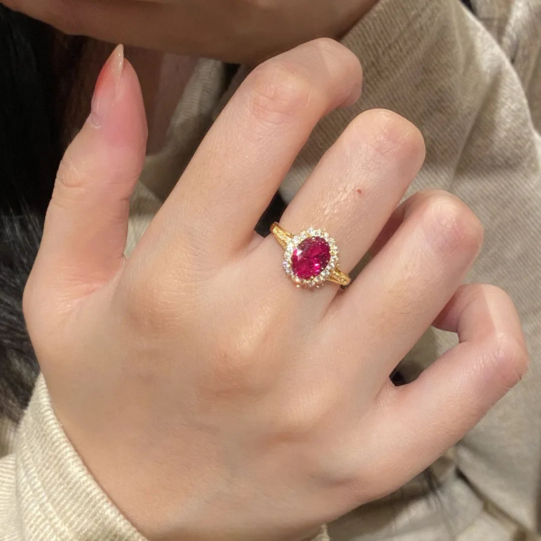 Bague Rose Ajustable