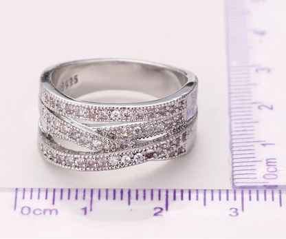 Bague Croix Ajourée Unisexe
