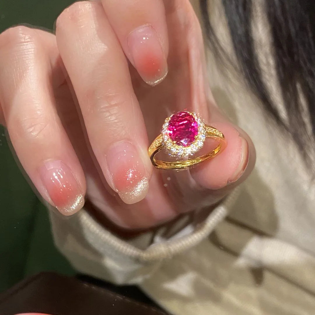 Bague Rose Ajustable