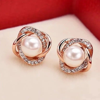 Boucles d'Oreilles Puces Rondes Argentées