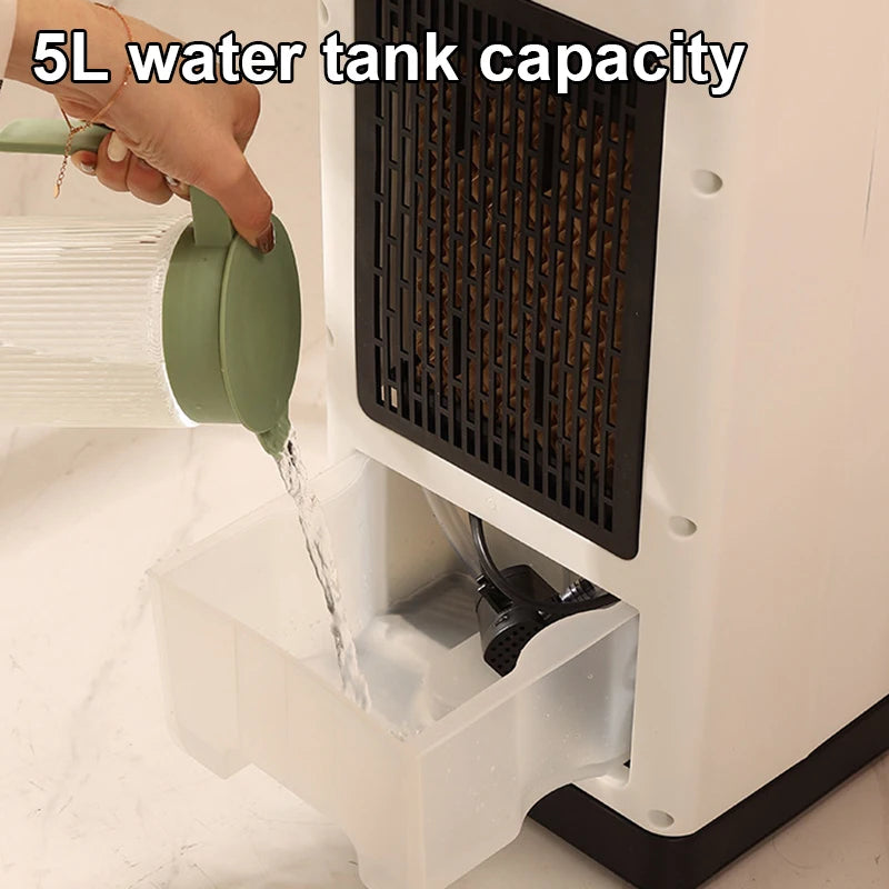 DMWD Water Cooled Air Conditioning Fan Cooler Humidifier Cooling Conditioner Heating Stove Radiator Warmer Blower Mobile Heater