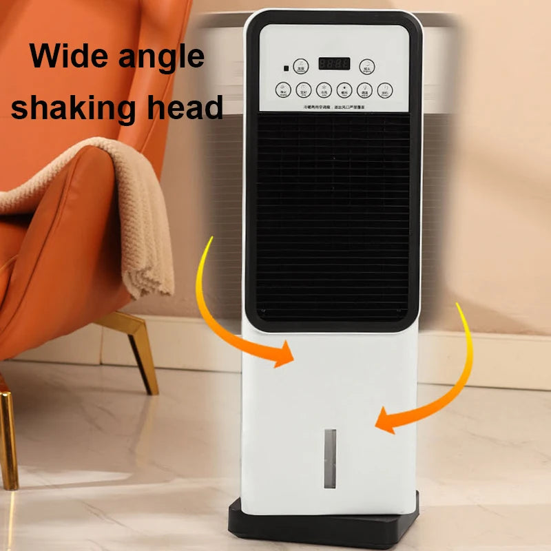 DMWD Water Cooled Air Conditioning Fan Cooler Humidifier Cooling Conditioner Heating Stove Radiator Warmer Blower Mobile Heater