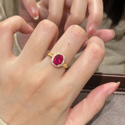 Bague Rose Ajustable