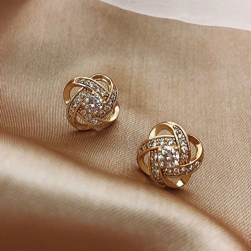 Boucles d'Oreilles Puces Rondes Argentées